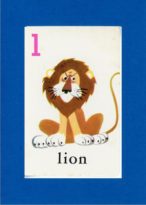 L is for Lion-Alphabet Soup-Plymouth Cards
