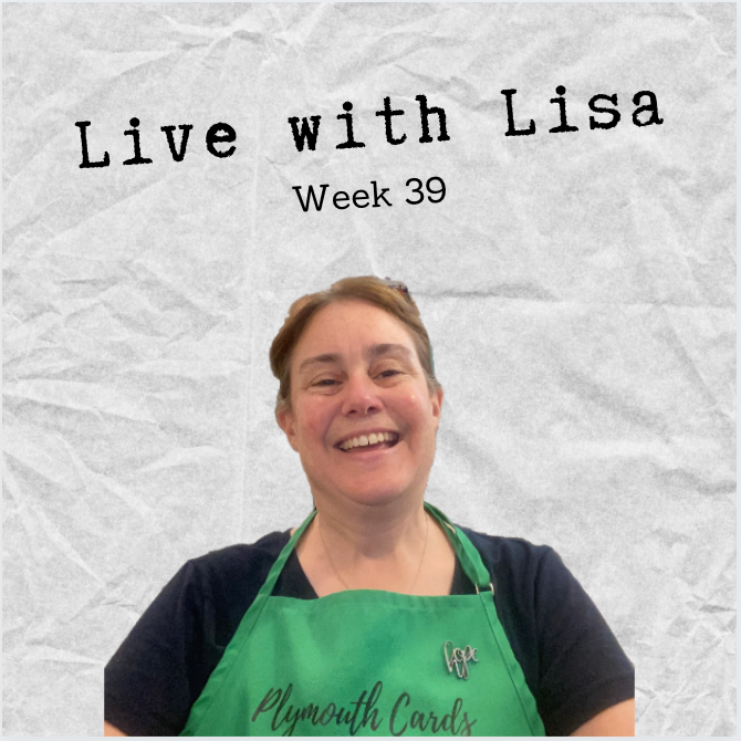 Live with Lisa: Week 39, Last chance February collection, Ornament fundraisers-Plymouth Cards