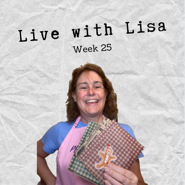 Live with Lisa Week 25: Gingerbread Man Ornaments + More!-Plymouth Cards