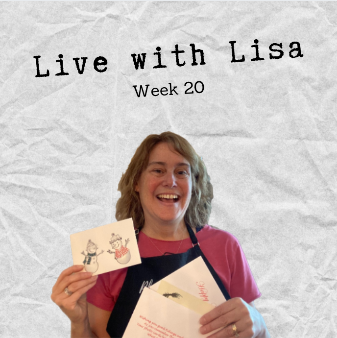 Live with Lisa Week 20: Holiday Cards & NEW Snowman Ornaments-Plymouth Cards