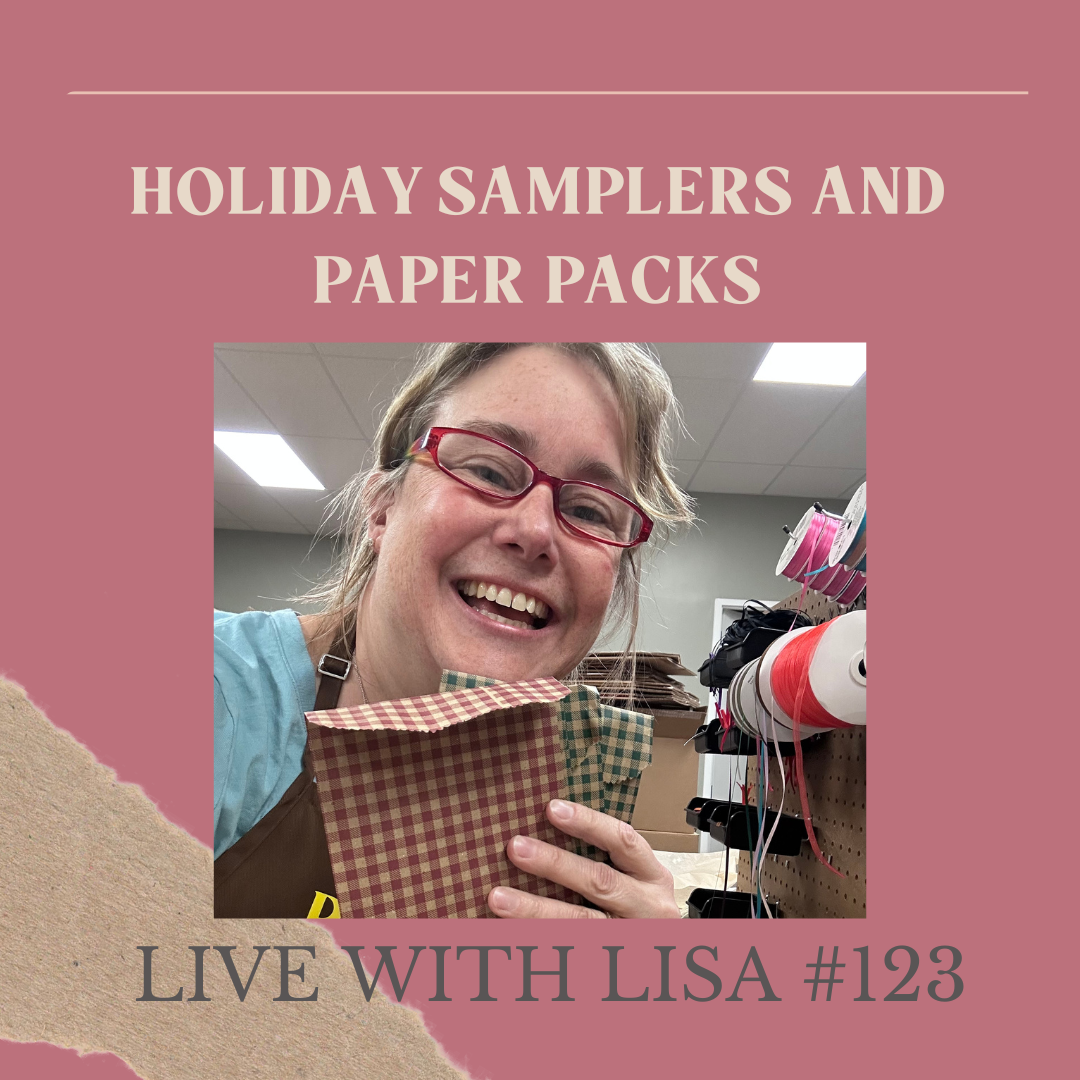 Holiday Samplers and Paper Packs - Live with Lisa, Week 123-Plymouth Cards