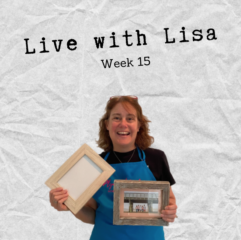 Live with Lisa Week 15: Picture Frames, Grand Opening & More!-Plymouth Cards