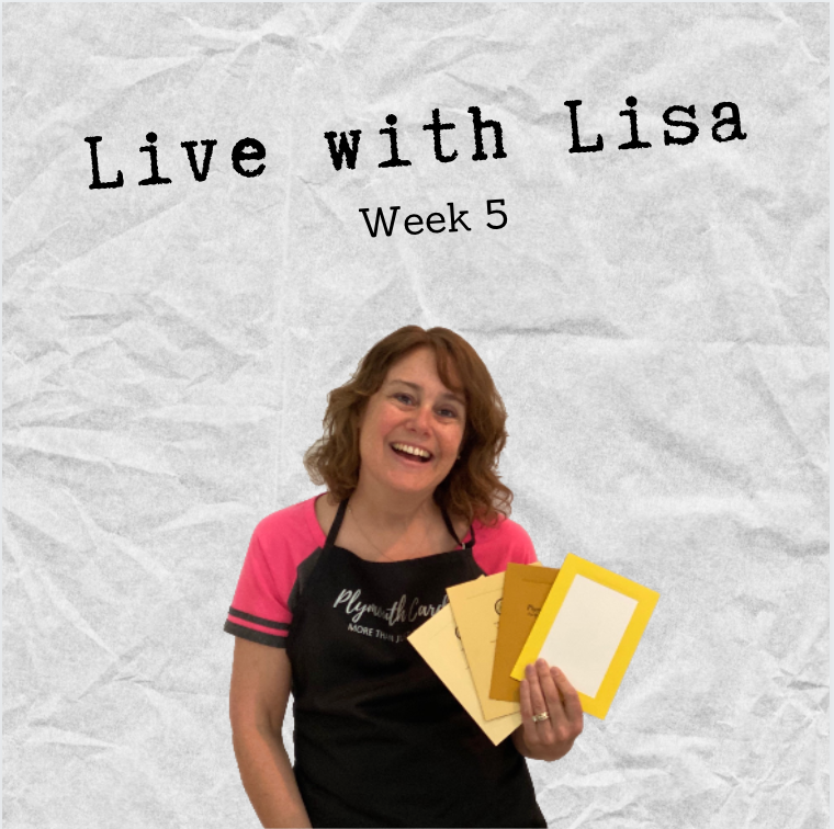 Live with Lisa Week 5: Father's Day Cards, Yellow and Teal Cards-Plymouth Cards