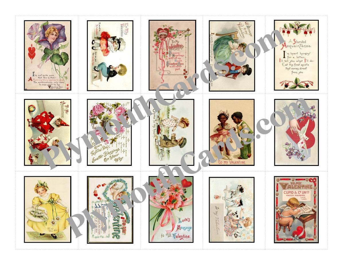 Valentine Junk Journal card kit - January 2024