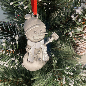 Clarence 2021 Snowman ornament - Many colors to choose-Plymouth Cards