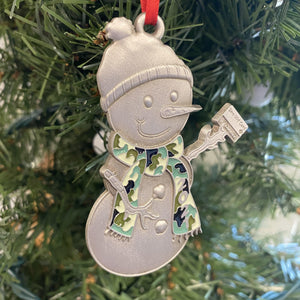 Clarence 2021 Snowman ornament - Many colors to choose-Plymouth Cards