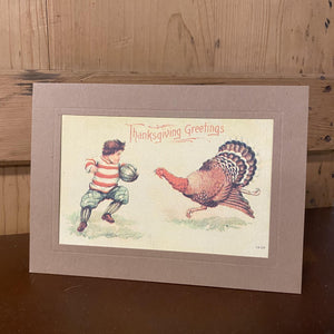 Thanksgiving Greeting From the Past greeting cards