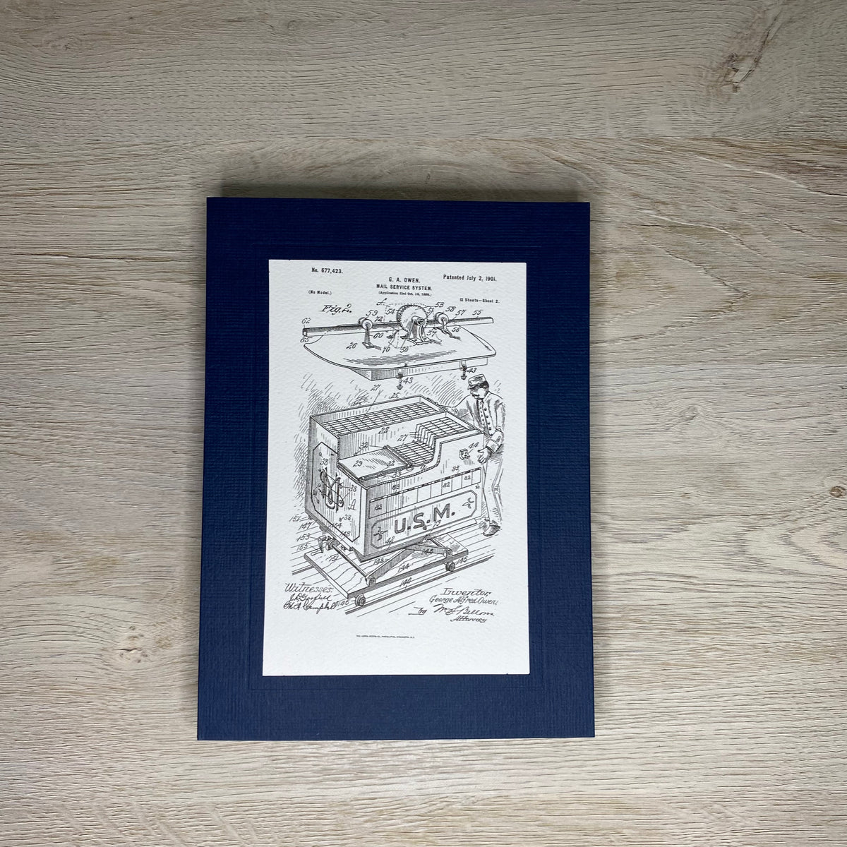 Postal patent cards