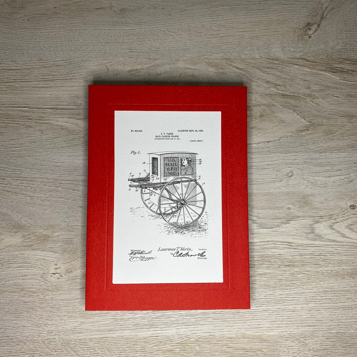 Postal patent cards