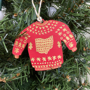 Ugly Sweater Ornaments