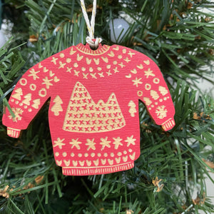 Ugly Sweater Ornaments