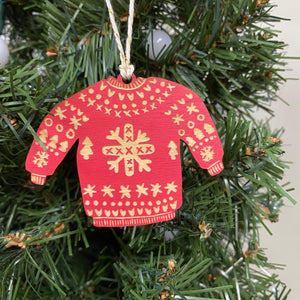 Ugly Sweater Ornaments