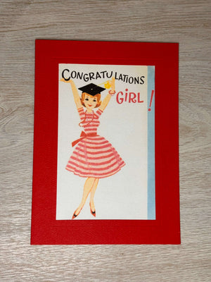 Congratulations Girl!-Greetings from the Past-Plymouth Cards