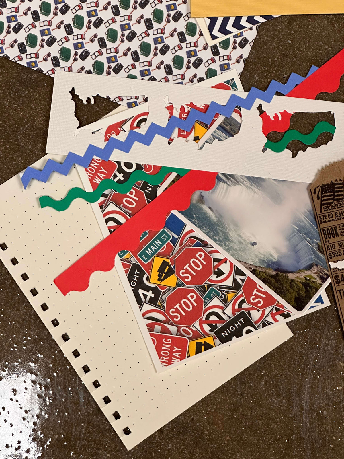 Road Trip Junk Journal card kit - July-Plymouth Cards