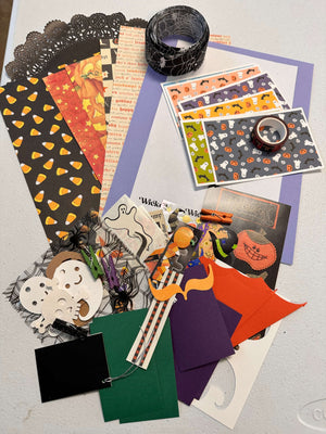 Halloween Junk Journal card kit-Plymouth Cards