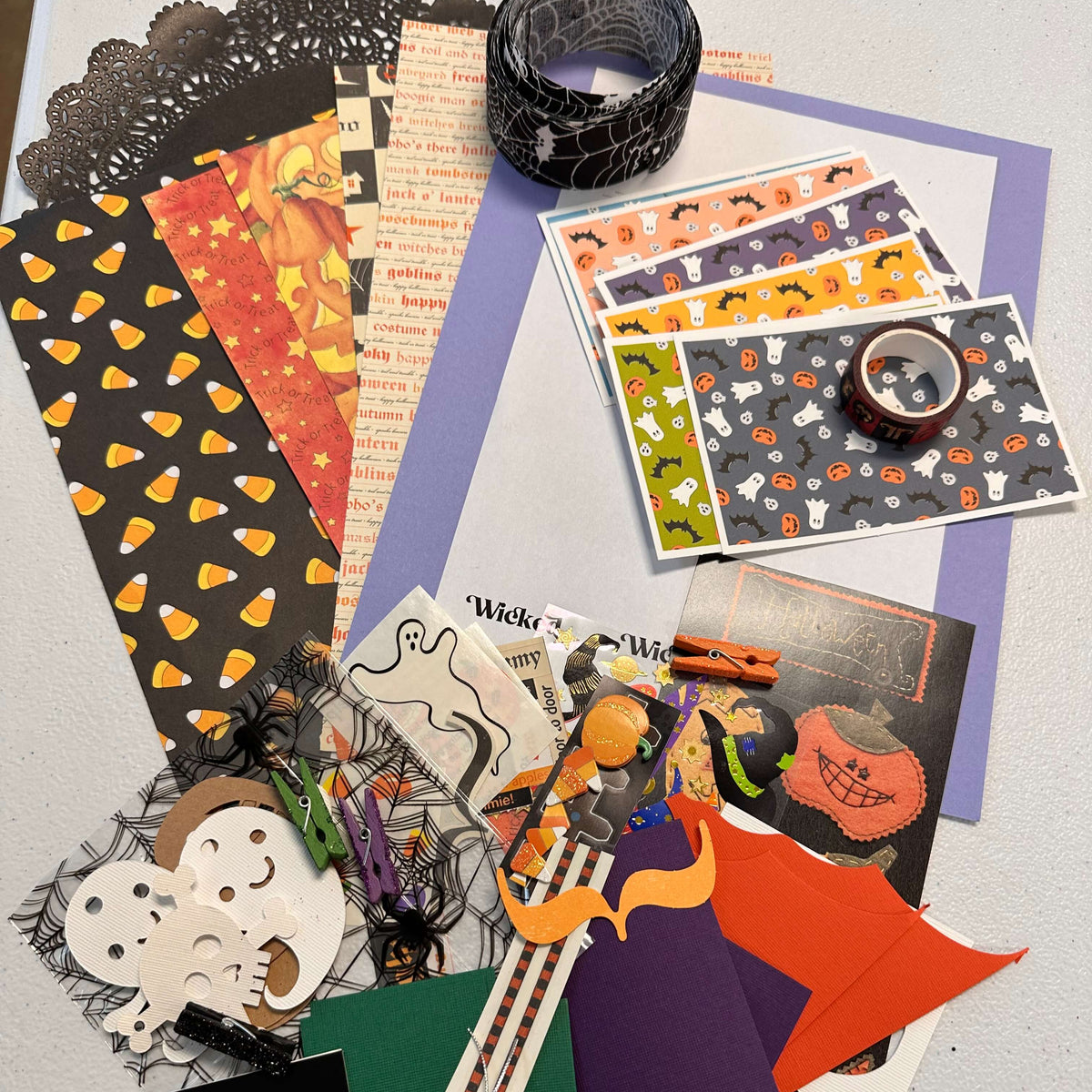 Halloween Junk Journal card kit-Plymouth Cards