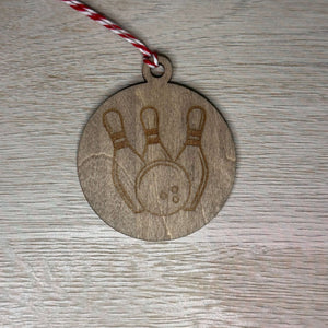 Sports with Balls Wooden Ornaments