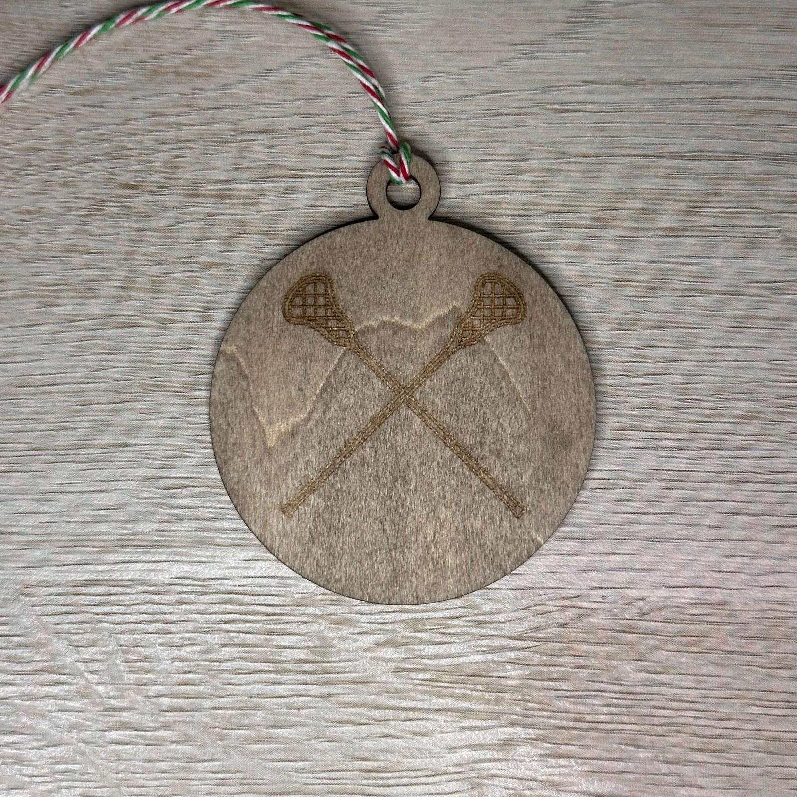 Lacrosse LAX sticks ornaments