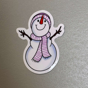 Eileen the snowman sticker