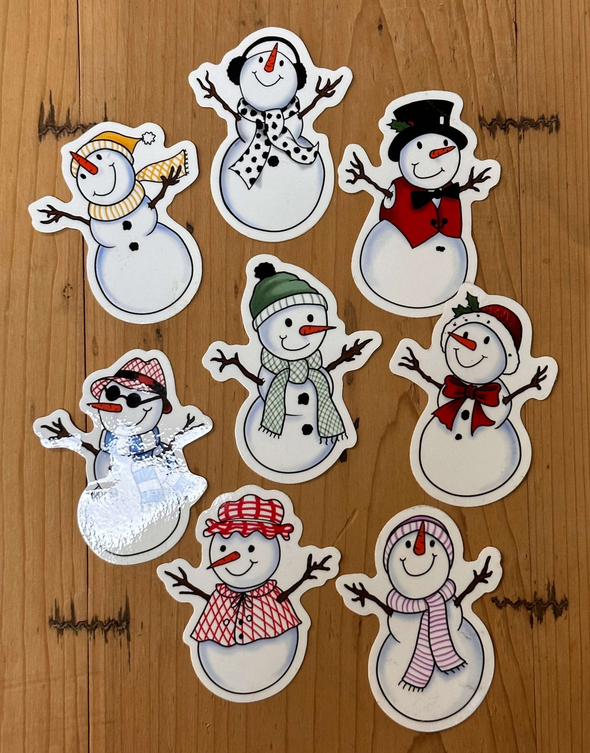 Snowmaker Stickers Snowman stickers - Plymouth Cards