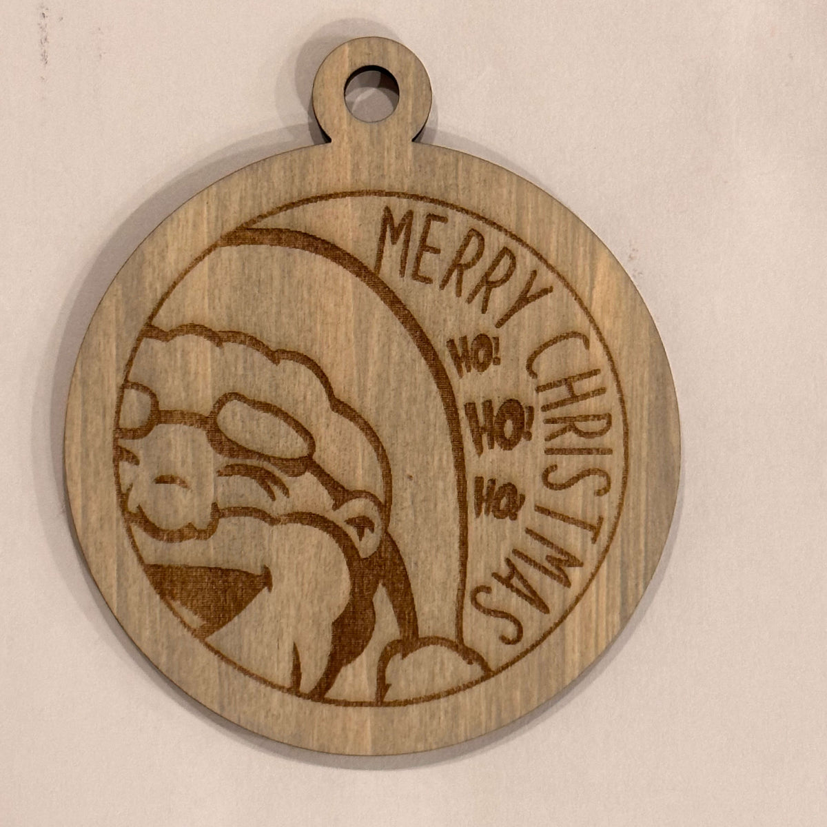 Santa Merry Christmas Ornament