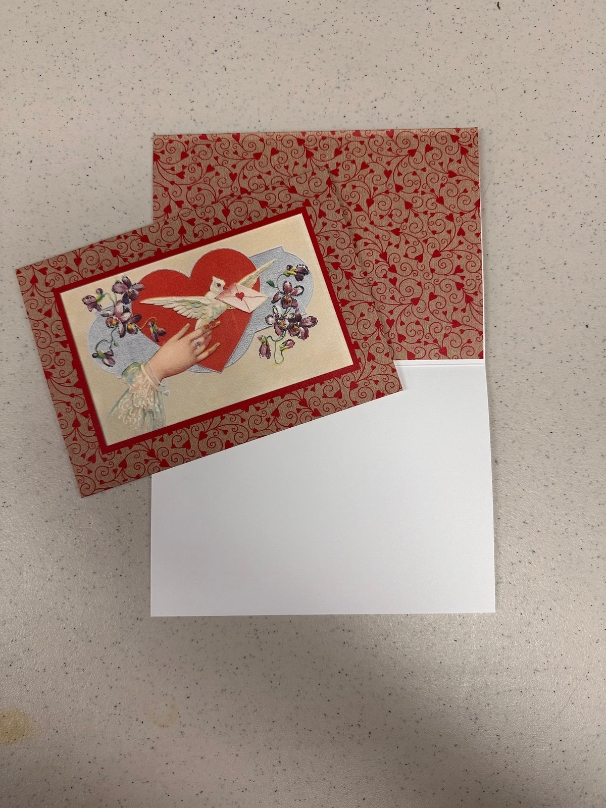 Send Love Valentine Heart Envelope Washi