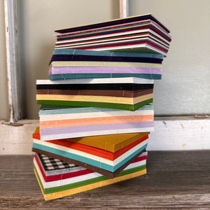 Cardstock Paper Packs - Coordinated Sets - 3 9/16" x 5 9/16"