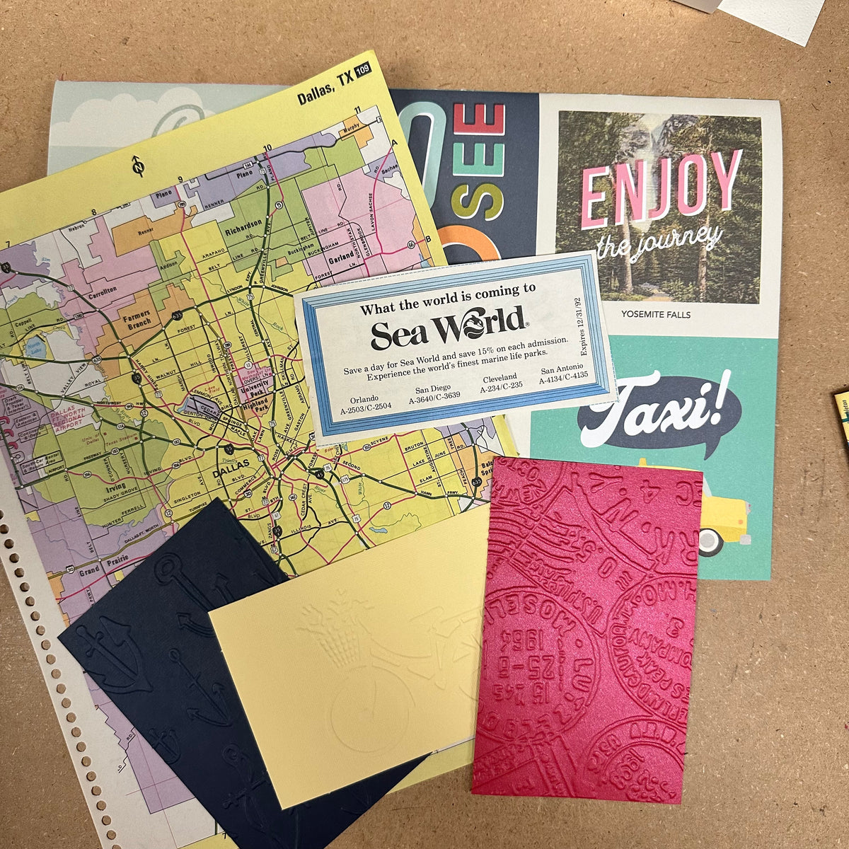 Travel Junk Journal card kit - May 2024