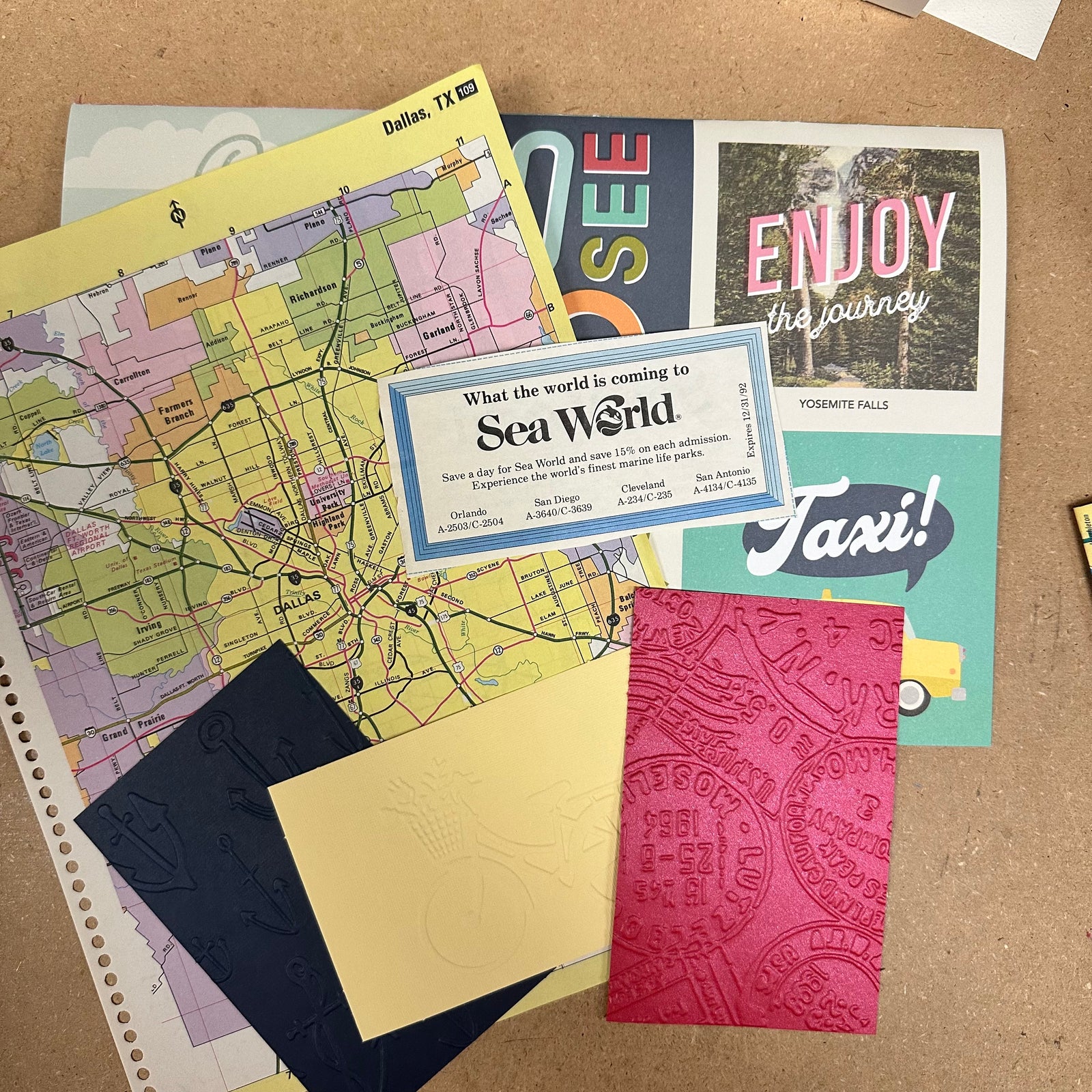 Travel Junk Journal card kit - May 2024