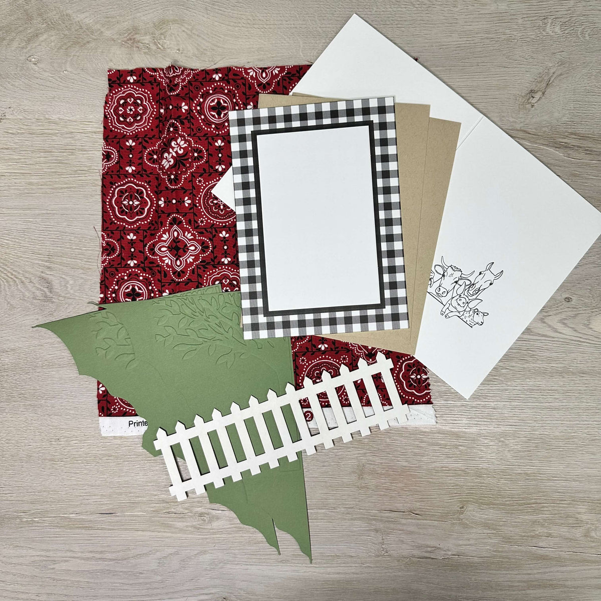 Farmhouse Garden Junk Journal card kit - June 2024