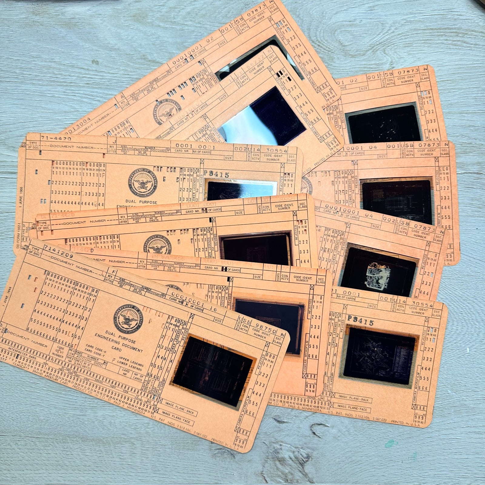 1960s Computer Punch Cards