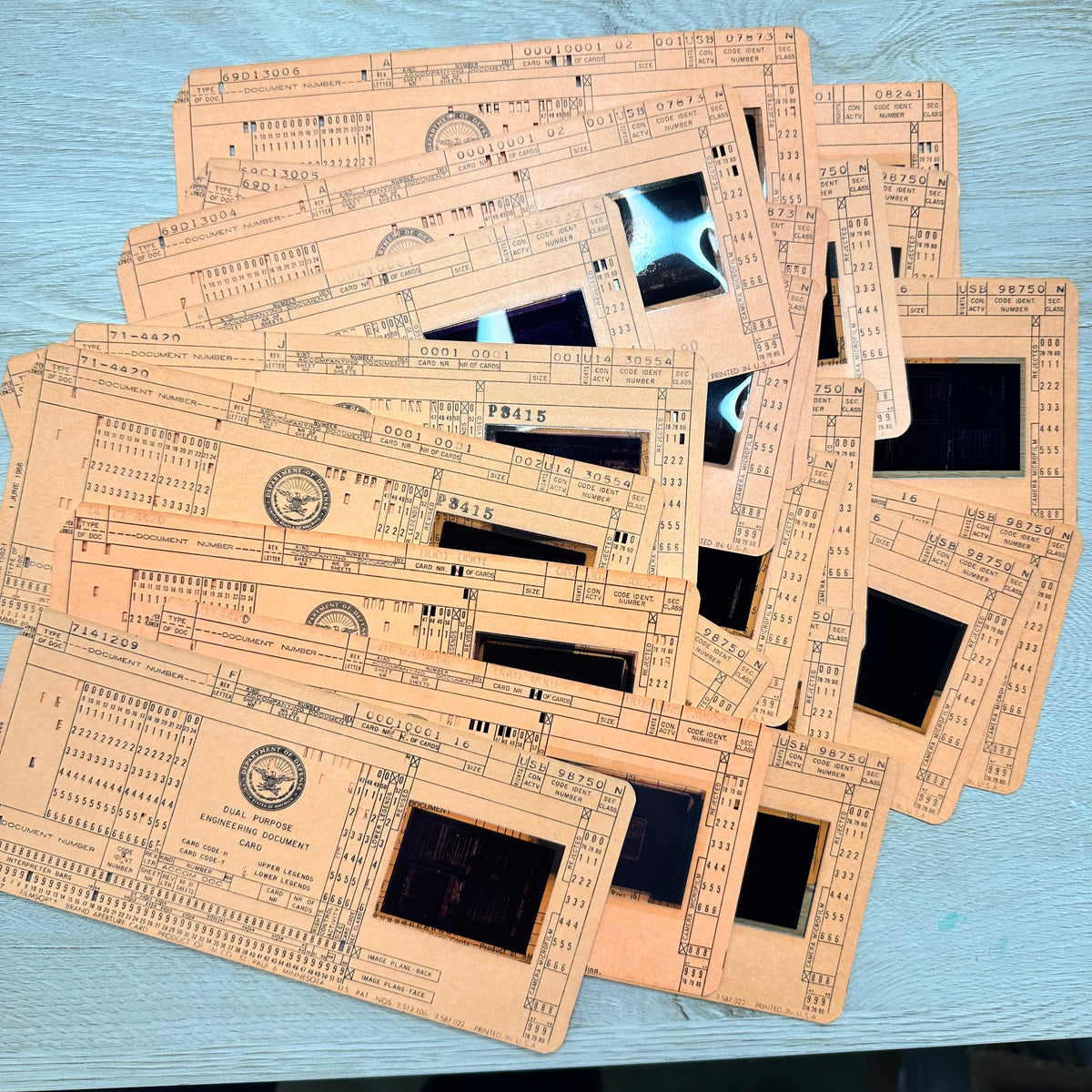 1960s Computer Punch Cards