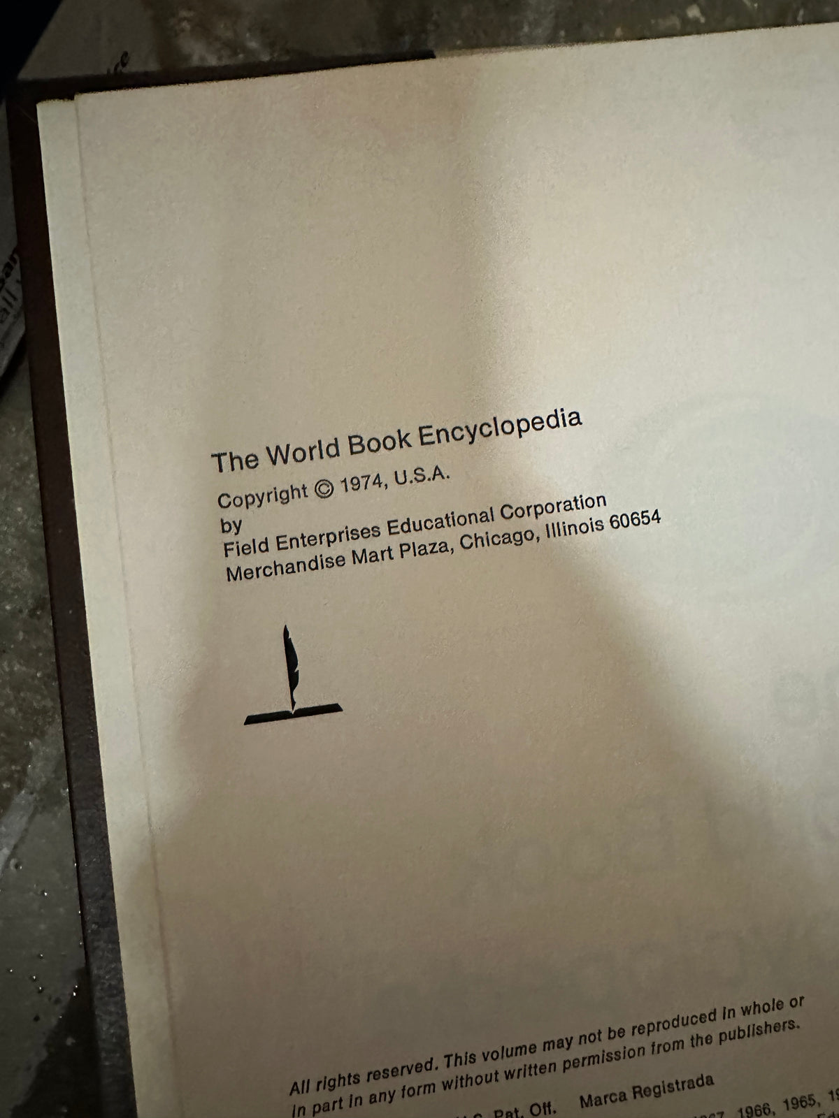 1970 & 1974 World Book Encyclopedia volumes