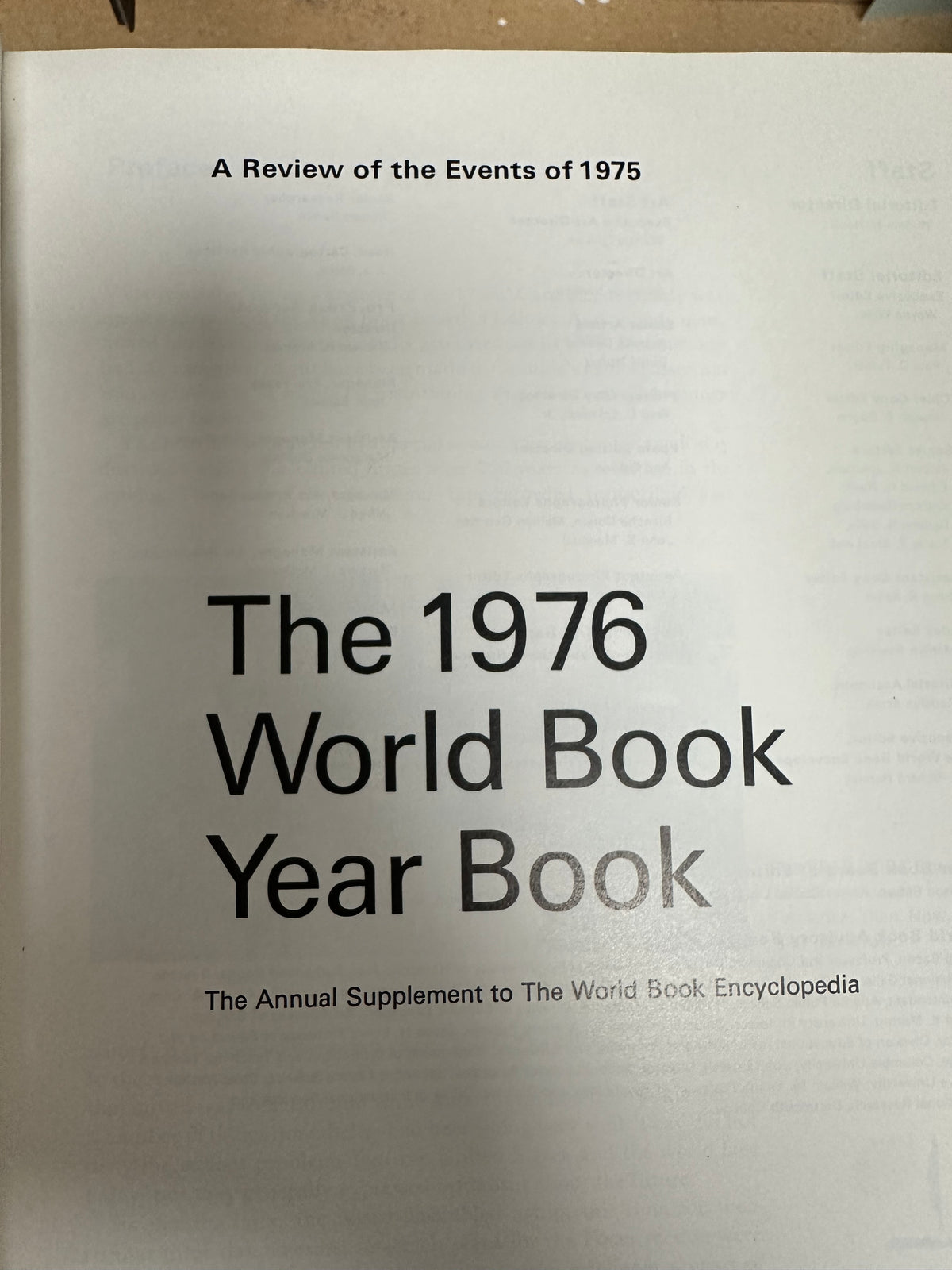 Year in Review books