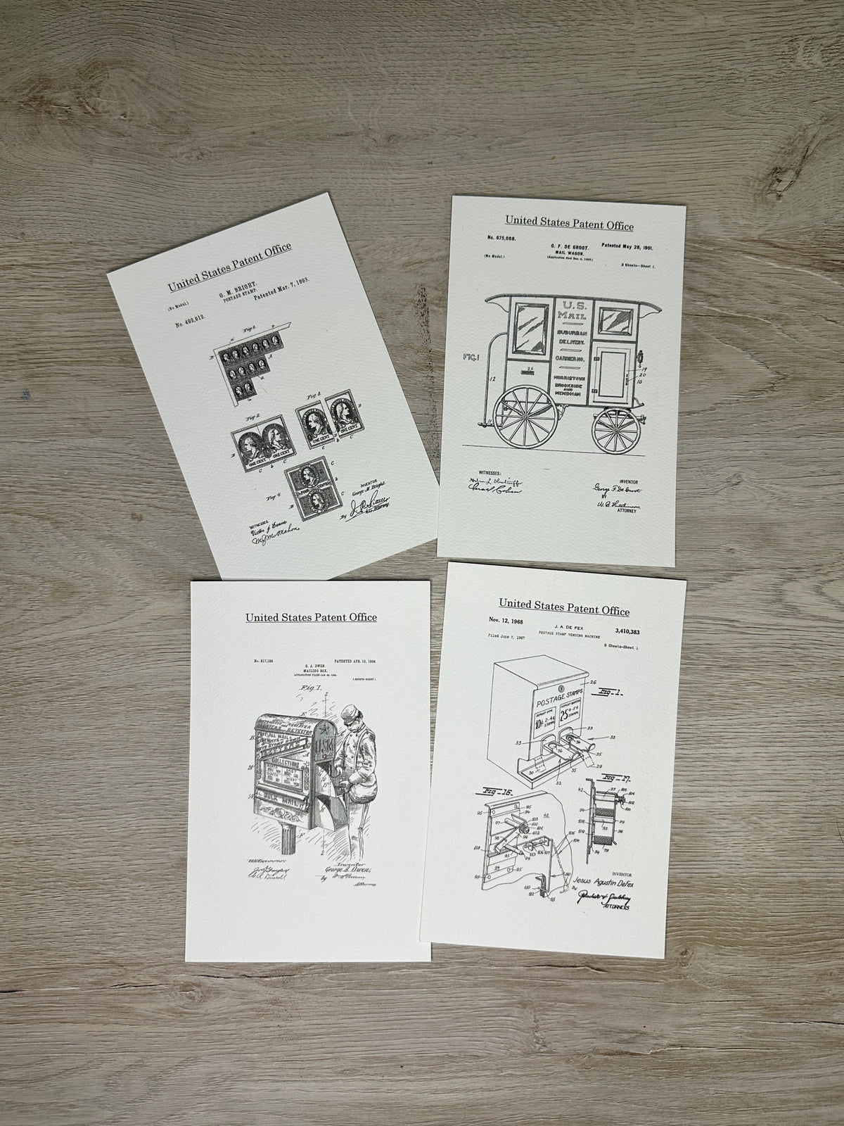 Postage Stamps Junk Journal card kit - April 2024