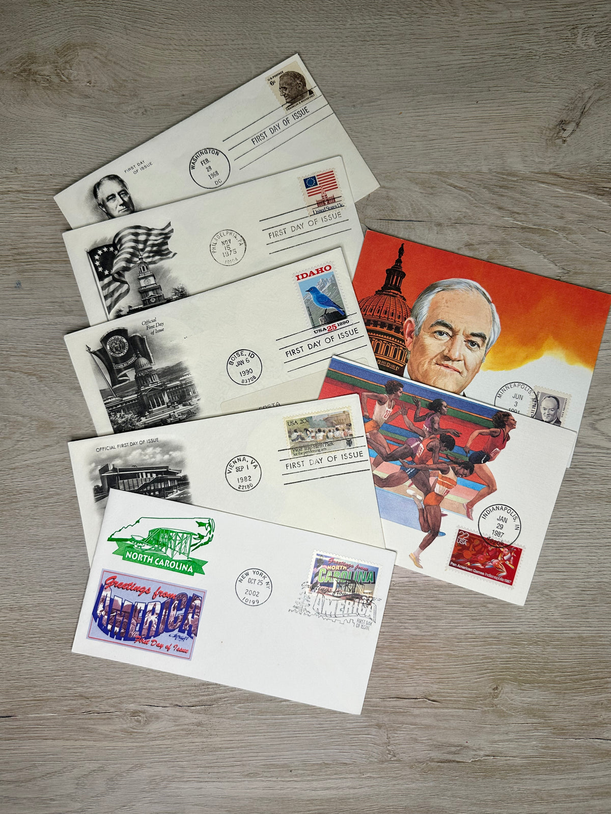 Postage Stamps Junk Journal card kit - April 2024