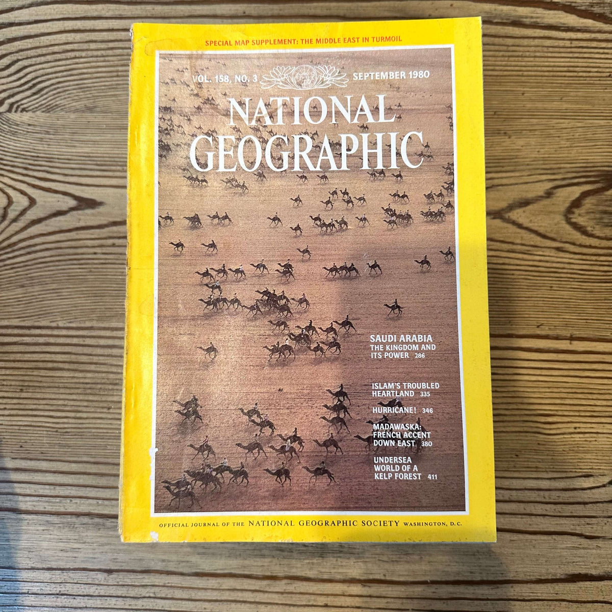 1980s National Geographic magazines