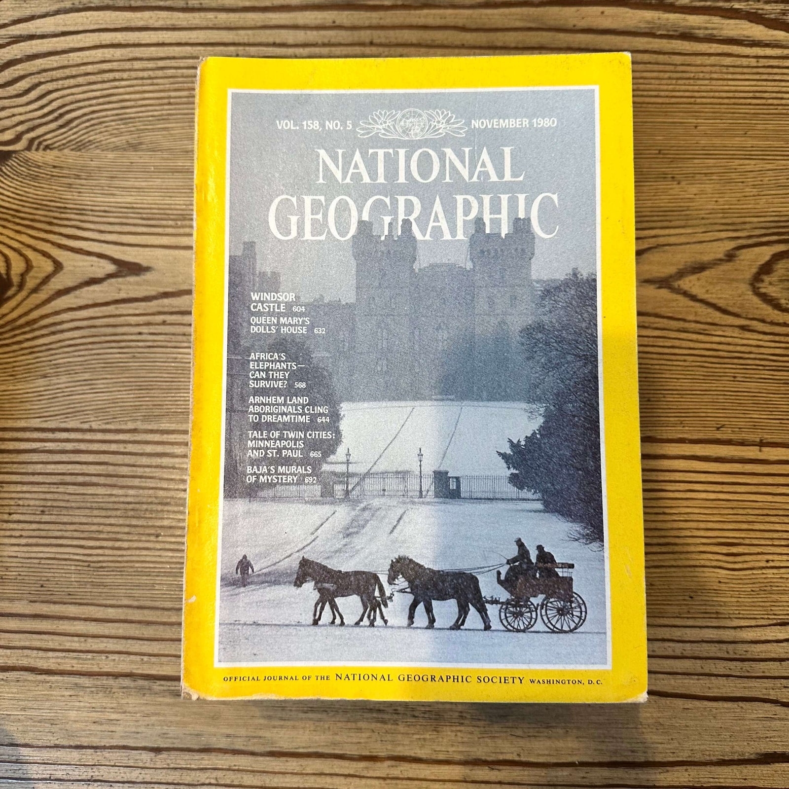 1980s National Geographic magazines