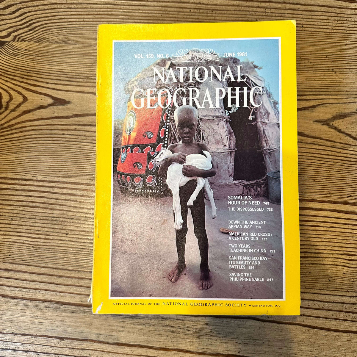 1980s National Geographic magazines