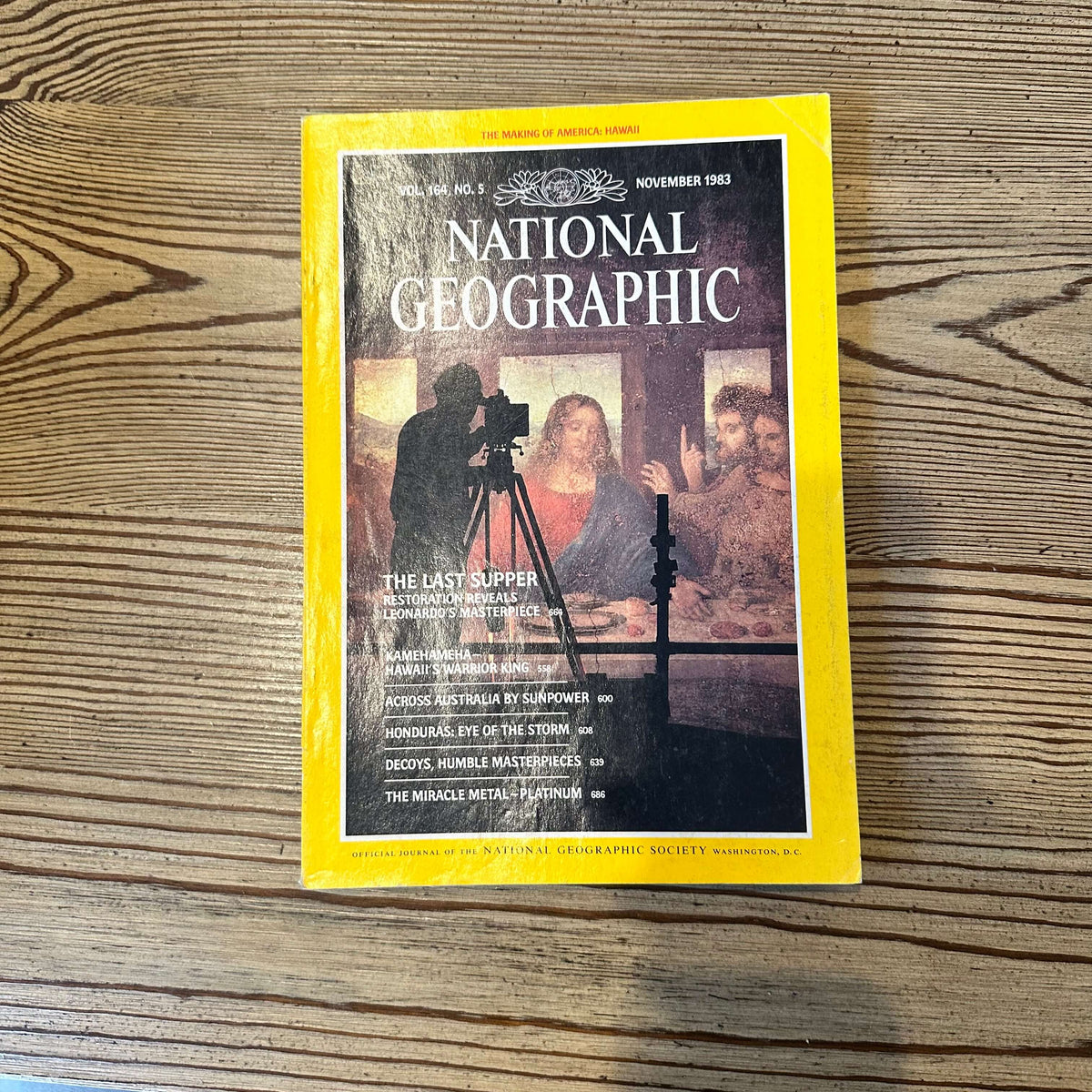 1980s National Geographic magazines