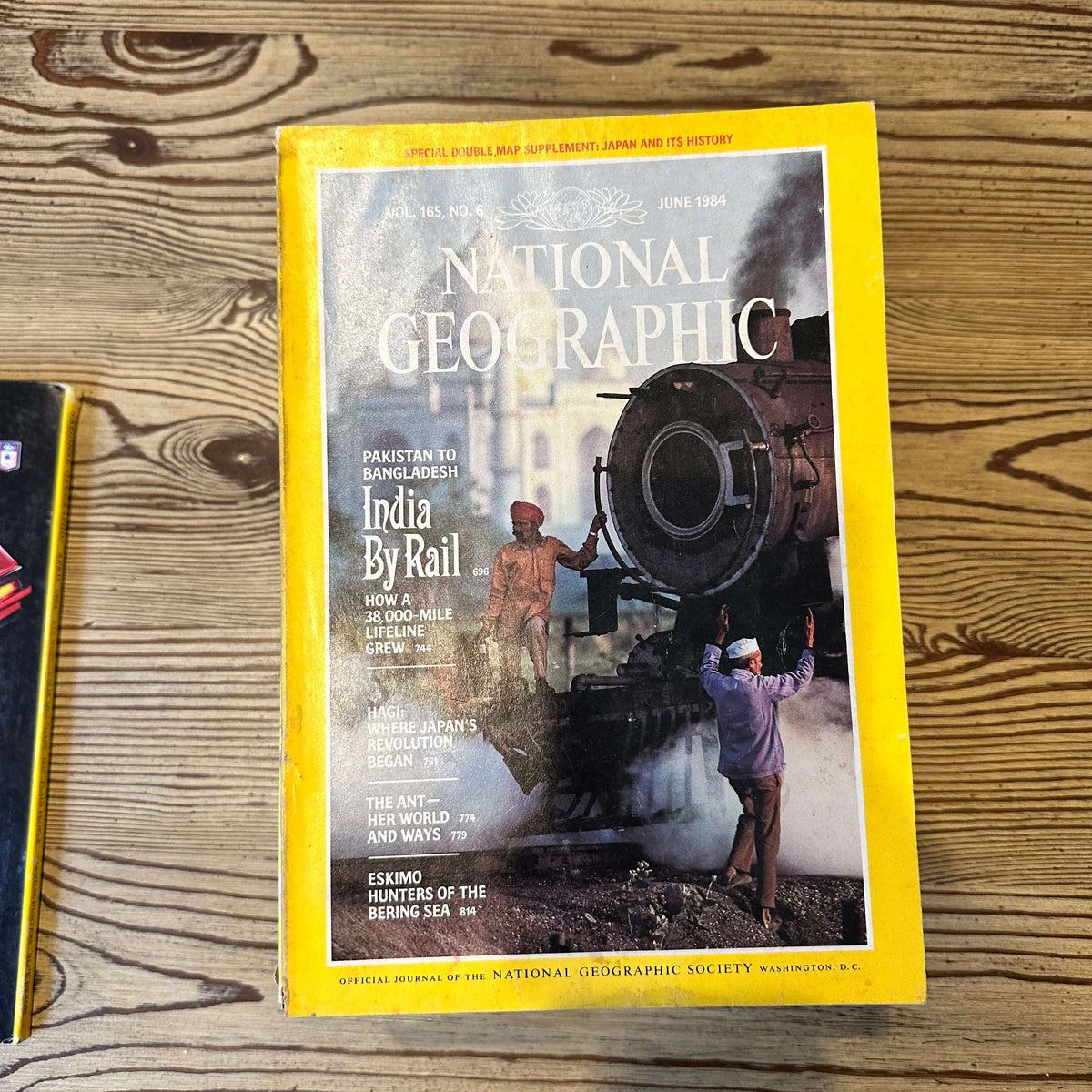 1980s National Geographic magazines