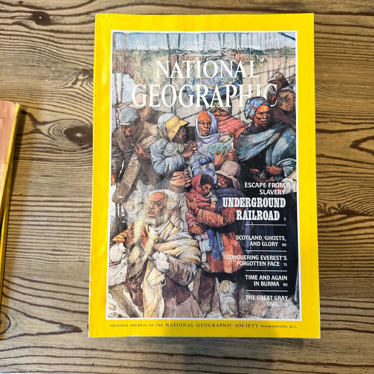 1980s National Geographic magazines