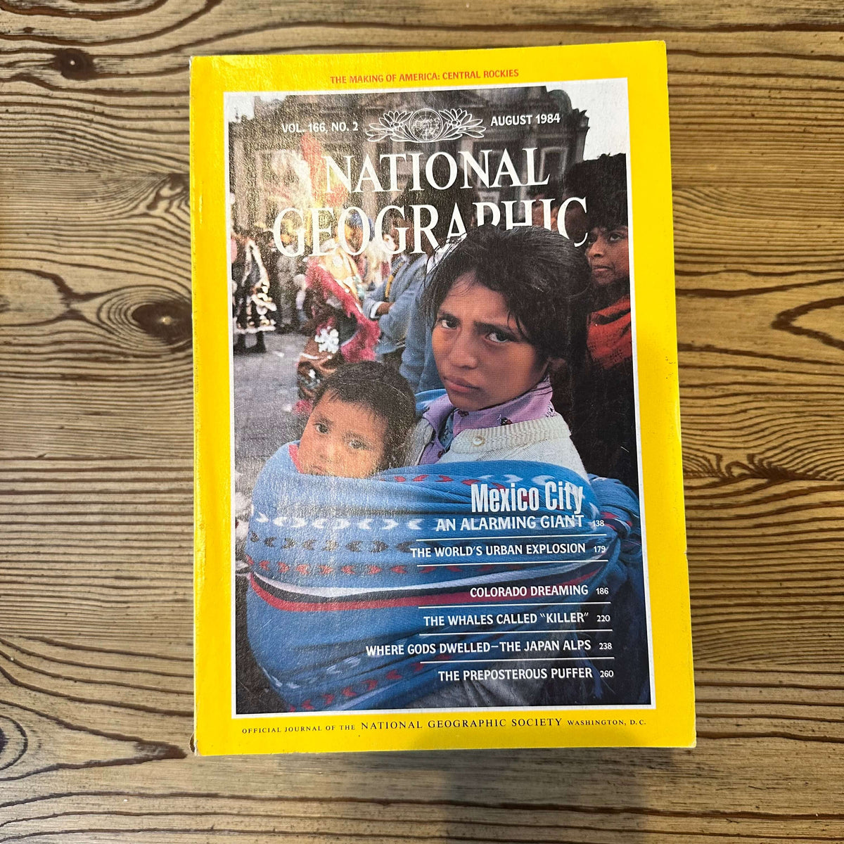 1980s National Geographic magazines