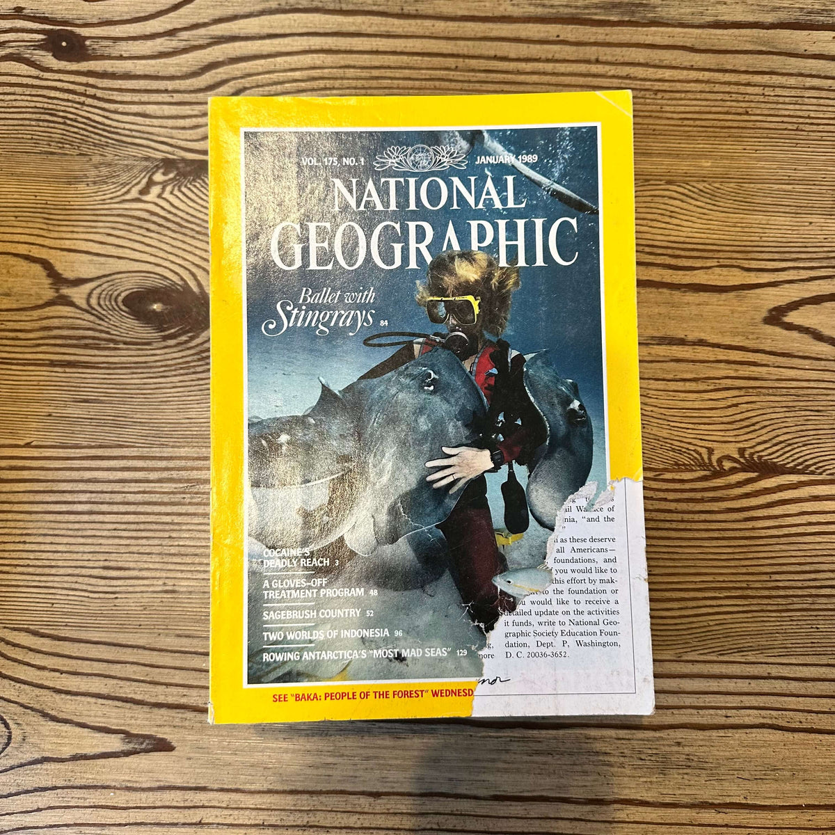 1980s National Geographic magazines