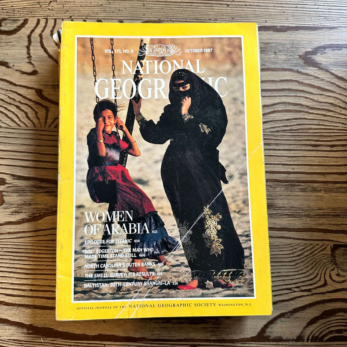 1980s National Geographic magazines