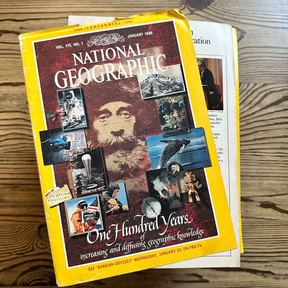 1980s National Geographic magazines