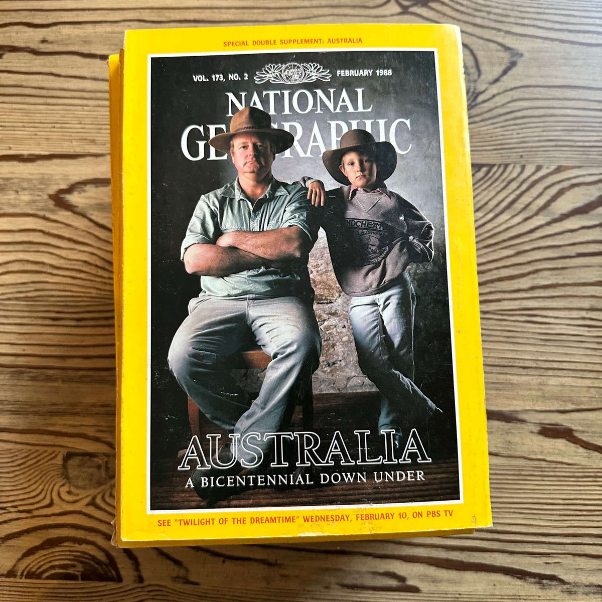 1980s National Geographic magazines