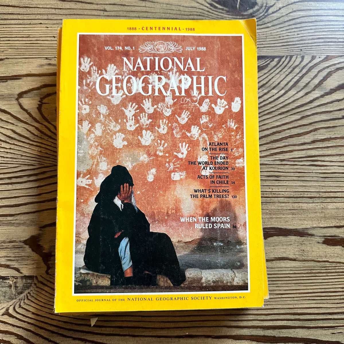 1980s National Geographic magazines