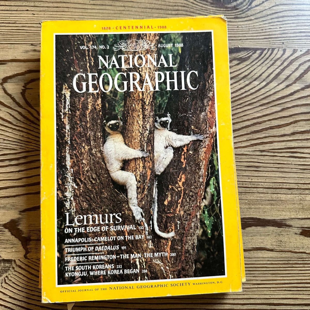 1980s National Geographic magazines