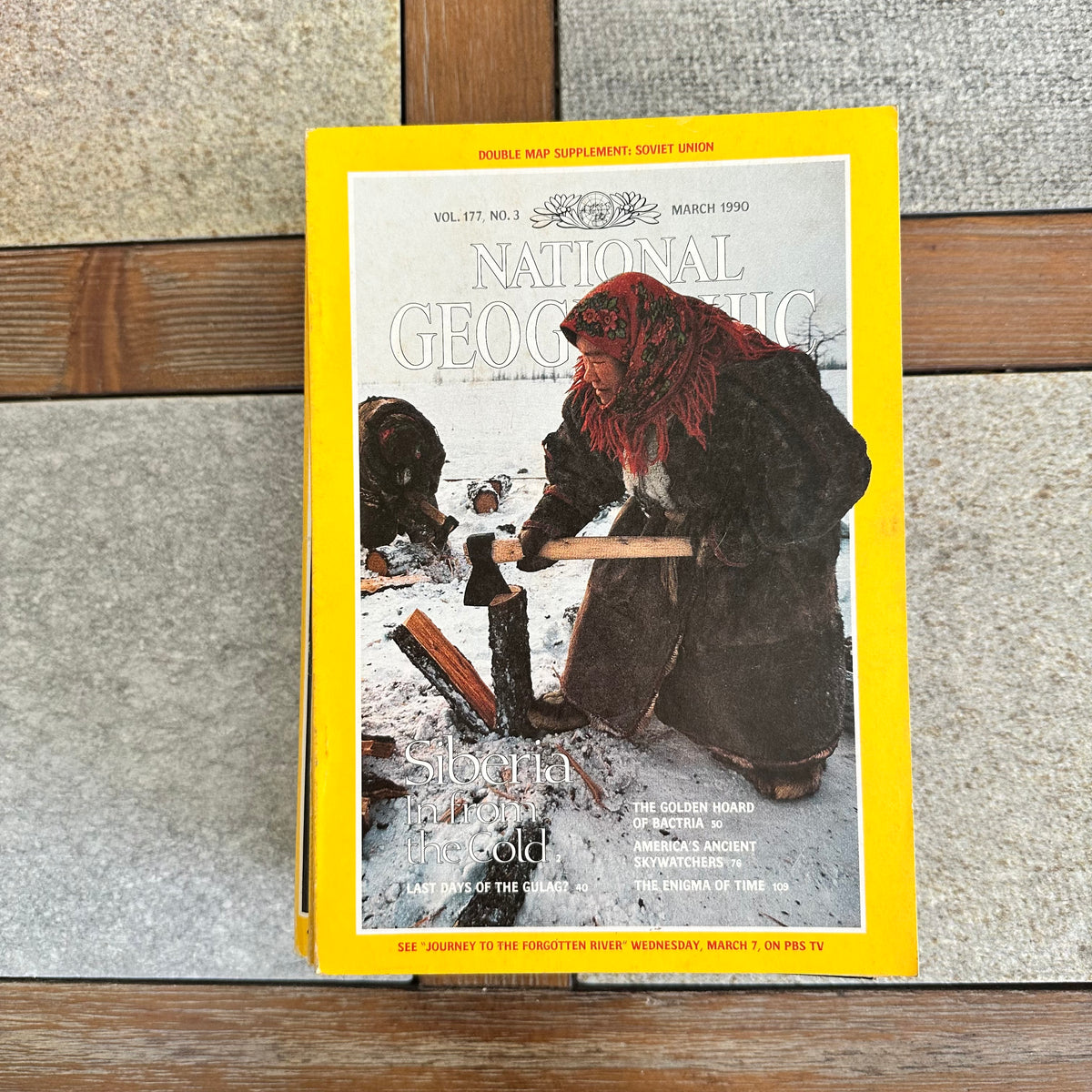 1990s National Geographic magazines